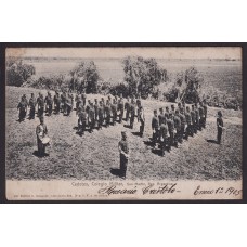 CIUDAD DE BUENOS AIRES CADETES COLEGIO MILITAR ANTIGUA TARJETA POSTAL